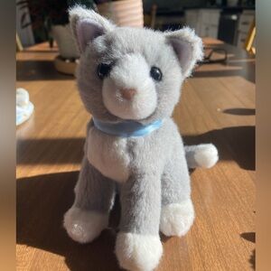 Douglas Mini Gray Cat Plush 6”